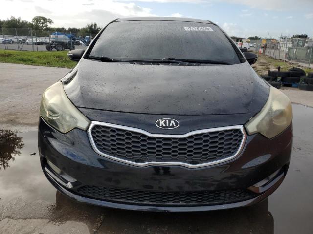 KNAFX4A84F5283707 - 2015 KIA FORTE EX BLACK photo 5