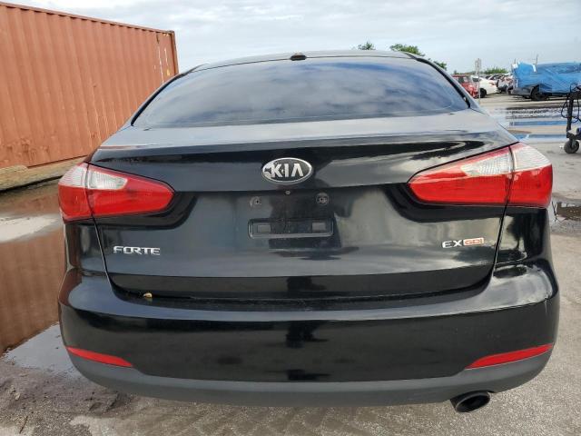 KNAFX4A84F5283707 - 2015 KIA FORTE EX BLACK photo 6