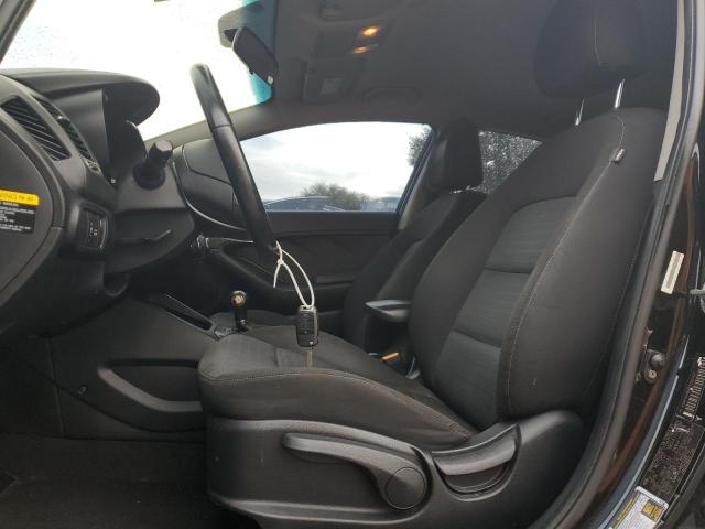 KNAFX4A84F5283707 - 2015 KIA FORTE EX BLACK photo 7