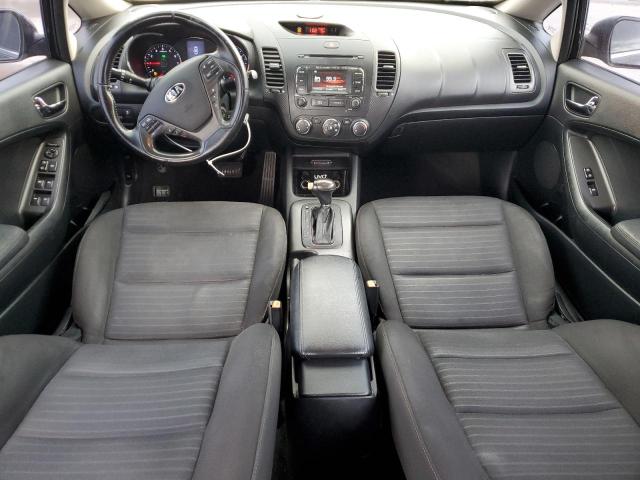 KNAFX4A84F5283707 - 2015 KIA FORTE EX BLACK photo 8
