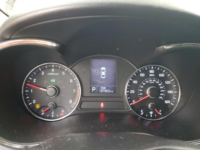 KNAFX4A84F5283707 - 2015 KIA FORTE EX BLACK photo 9