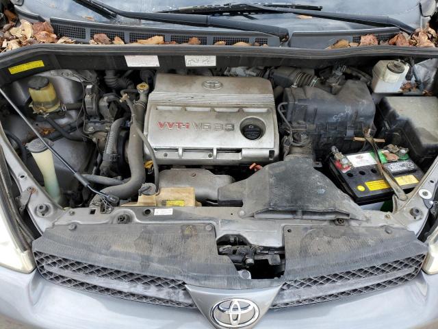 5TDZA23C25S355231 - 2005 TOYOTA SIENNA CE GRAY photo 12