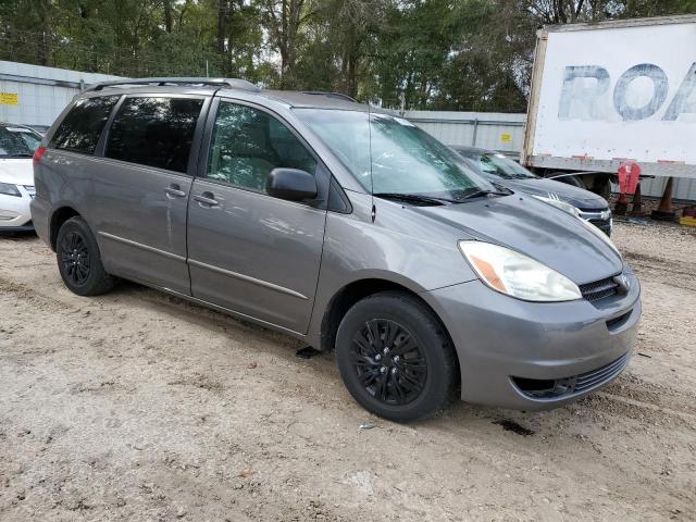 5TDZA23C25S355231 - 2005 TOYOTA SIENNA CE GRAY photo 4