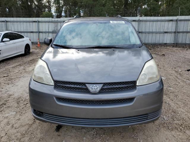 5TDZA23C25S355231 - 2005 TOYOTA SIENNA CE GRAY photo 5