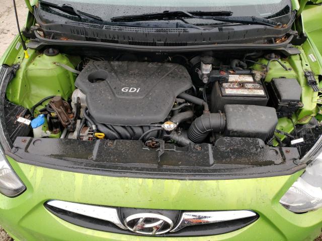 KMHCT5AE2DU066832 - 2013 HYUNDAI ACCENT GLS GREEN photo 11