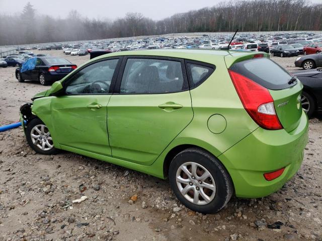 KMHCT5AE2DU066832 - 2013 HYUNDAI ACCENT GLS GREEN photo 2