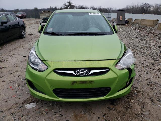 KMHCT5AE2DU066832 - 2013 HYUNDAI ACCENT GLS GREEN photo 5