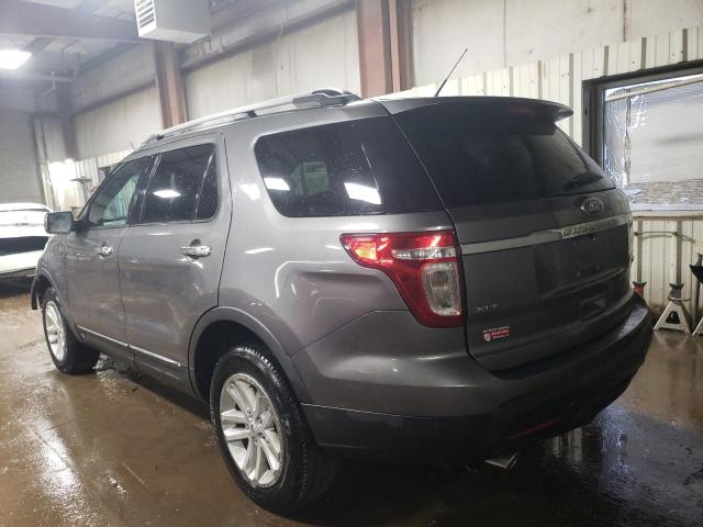 1FM5K8D83EGC37493 - 2014 FORD EXPLORER XLT GRAY photo 2