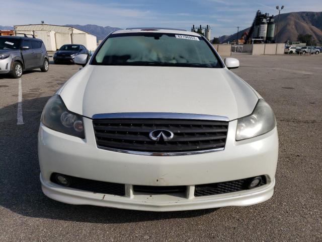 JNKBY01E36M203914 - 2006 INFINITI M45 BASE WHITE photo 5