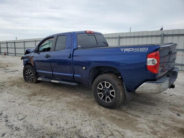 5TFUW5F12EX402372 - 2014 TOYOTA TUNDRA DOUBLE CAB SR/SR5 BLUE photo 2