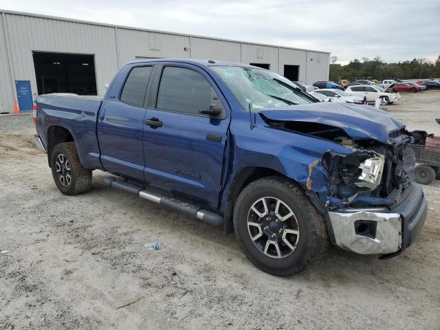 5TFUW5F12EX402372 - 2014 TOYOTA TUNDRA DOUBLE CAB SR/SR5 BLUE photo 4