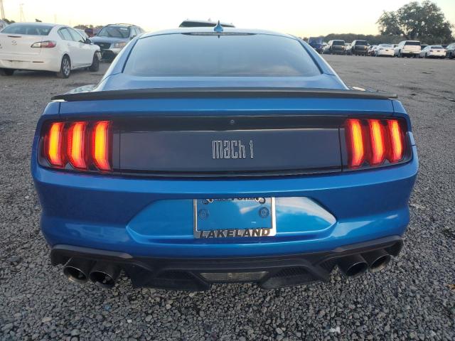 1FA6P8R08M5555784 - 2021 FORD MUSTANG MACH I BLUE photo 6