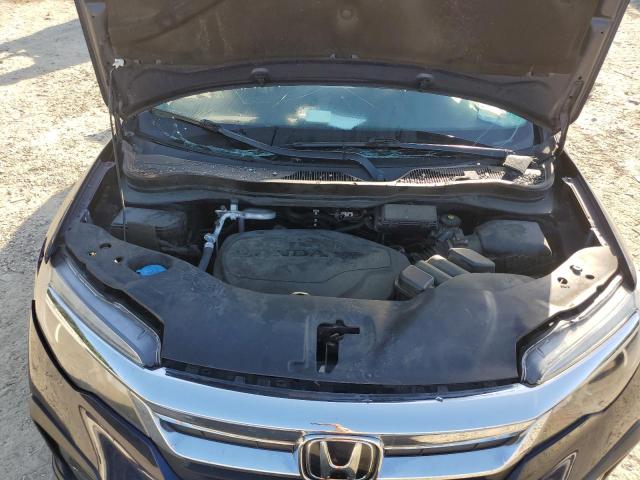 5FNYF5H57NB002870 - 2022 HONDA PILOT EXL BLUE photo 12