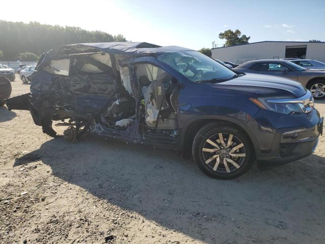 5FNYF5H57NB002870 - 2022 HONDA PILOT EXL BLUE photo 4