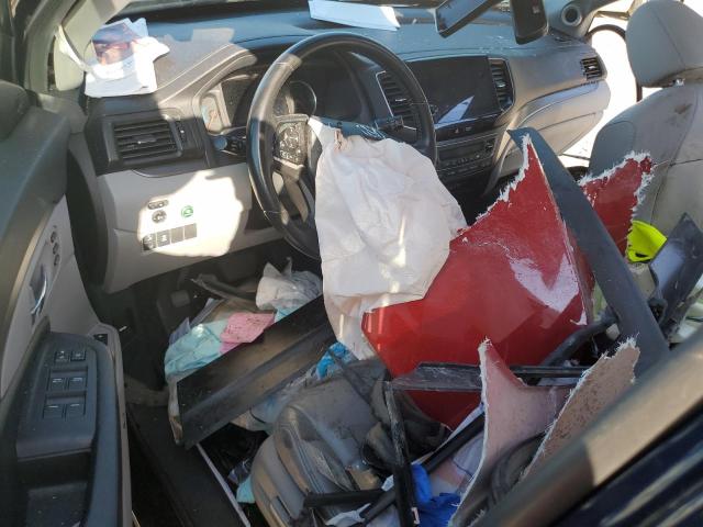 5FNYF5H57NB002870 - 2022 HONDA PILOT EXL BLUE photo 8