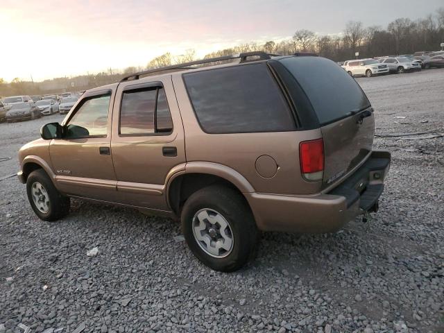 1GNDT13X24K133688 - 2004 CHEVROLET BLAZER TAN photo 2