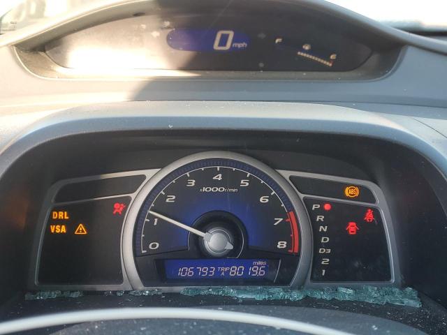 2HGFG12979H508922 - 2009 HONDA CIVIC EXL SILVER photo 9