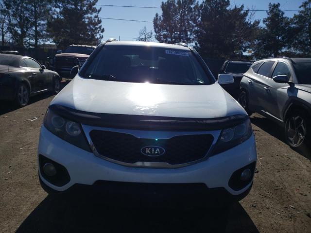 5XYKU4A66DG335853 - 2013 KIA SORENTO EX WHITE photo 5