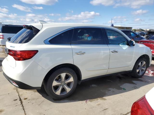 5FRYD3H28FB006653 - 2015 ACURA MDX WHITE photo 3