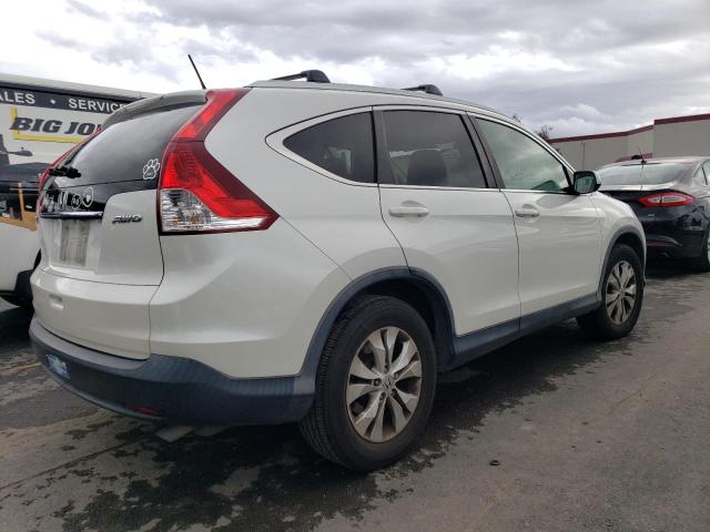 5J6RM4H70DL019912 - 2013 HONDA CR-V EXL WHITE photo 3