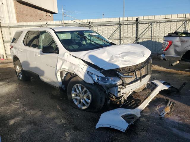 1GNERFKW4LJ279894 - 2020 CHEVROLET TRAVERSE LS WHITE photo 4