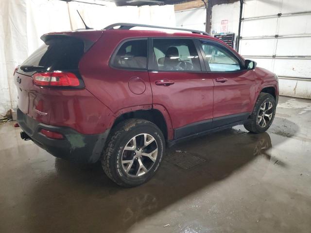 1C4PJMBS6FW735492 - 2015 JEEP CHEROKEE TRAILHAWK BURGUNDY photo 3