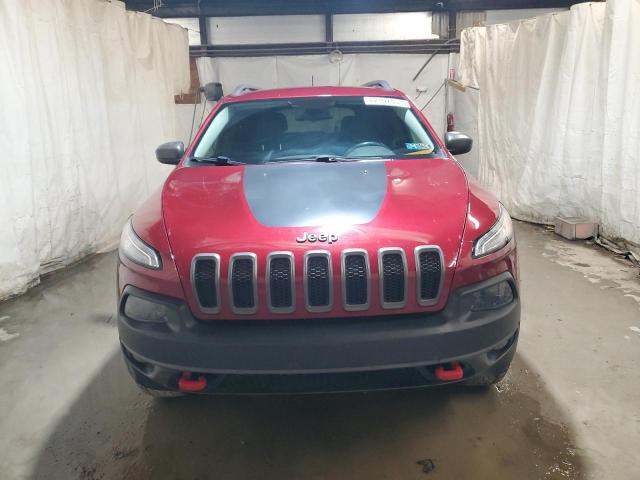 1C4PJMBS6FW735492 - 2015 JEEP CHEROKEE TRAILHAWK ბურგუნდია ფოტო 5