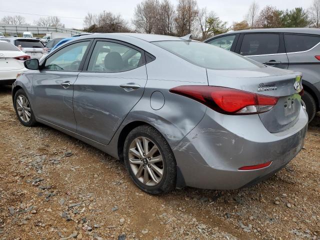 5NPDH4AE2FH595991 - 2015 HYUNDAI ELANTRA SE GRAY photo 2