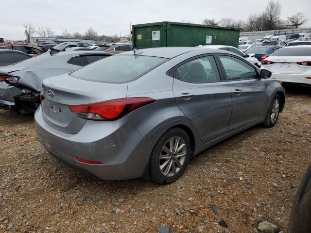 5NPDH4AE2FH595991 - 2015 HYUNDAI ELANTRA SE GRAY photo 3