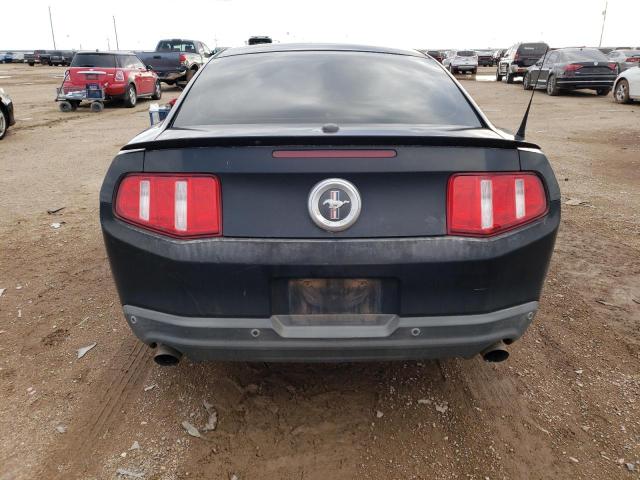 1ZVBP8AM1C5247441 - 2012 FORD MUSTANG BLACK photo 6