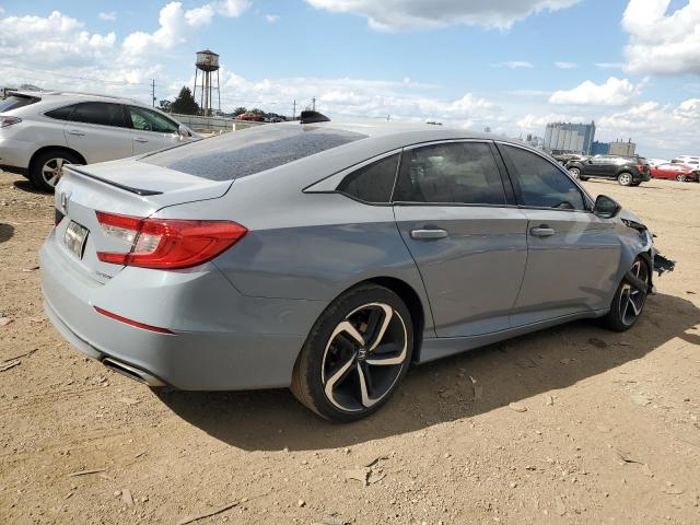 1HGCV1F30MA059959 - 2021 HONDA ACCORD SPORT GRAY photo 3