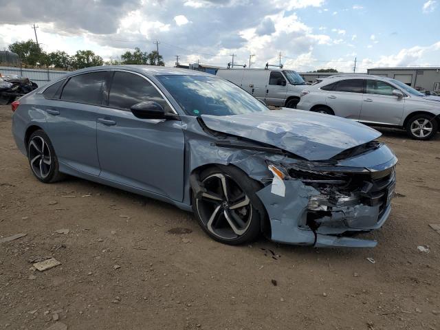1HGCV1F30MA059959 - 2021 HONDA ACCORD SPORT GRAY photo 4