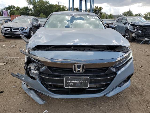 1HGCV1F30MA059959 - 2021 HONDA ACCORD SPORT GRAY photo 5