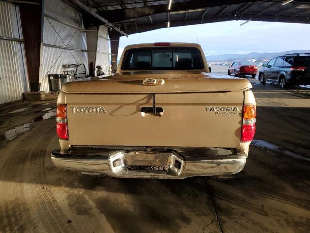 5TESM92N22Z090278 - 2002 TOYOTA TACOMA XTRACAB PRERUNNER Qızıl foto 6