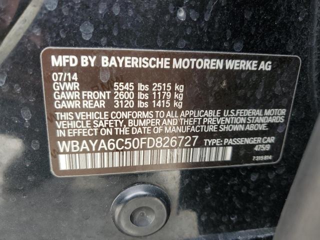 WBAYA6C50FD826727 - 2015 BMW 740 I BLACK photo 12