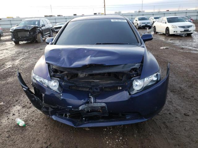 1HGFA16586L008386 - 2006 HONDA CIVIC LX BLUE photo 5