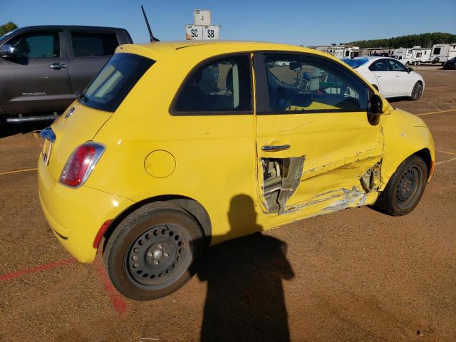 3C3CFFAR3DT740053 - 2013 FIAT 500 POP YELLOW photo 3