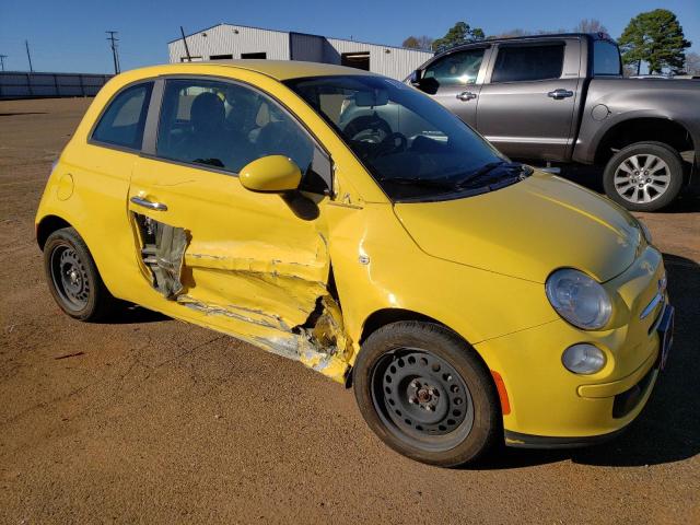 3C3CFFAR3DT740053 - 2013 FIAT 500 POP YELLOW photo 4