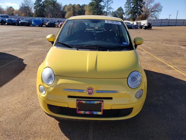 3C3CFFAR3DT740053 - 2013 FIAT 500 POP YELLOW photo 5