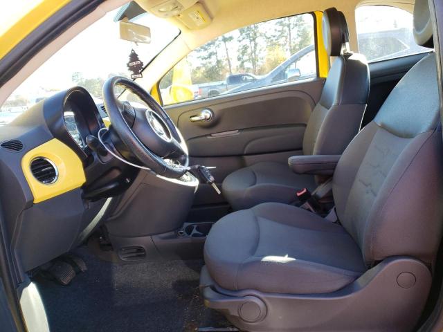 3C3CFFAR3DT740053 - 2013 FIAT 500 POP YELLOW photo 7