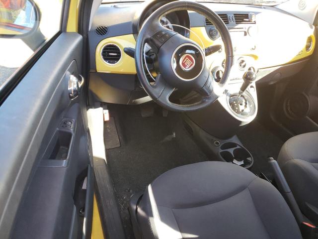 3C3CFFAR3DT740053 - 2013 FIAT 500 POP YELLOW photo 8