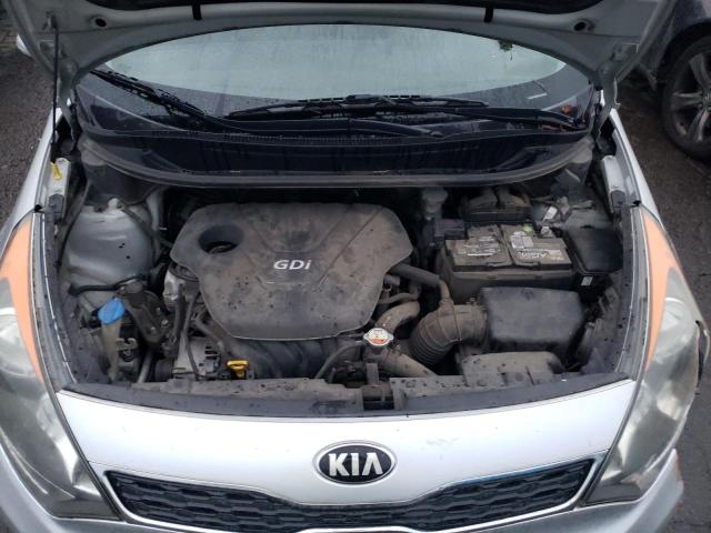 KNADN5A38D6222956 - 2013 KIA RIO EX SILVER photo 11