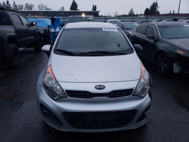 KNADN5A38D6222956 - 2013 KIA RIO EX SILVER photo 5