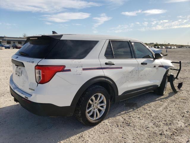1FM5K8AC0PGC21991 - 2023 FORD EXPLORER POLICE INTERCEPTOR 白色 照片 3