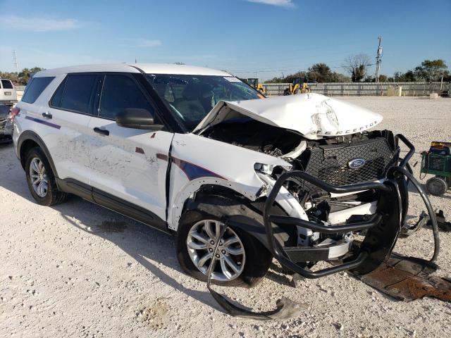 1FM5K8AC0PGC21991 - 2023 FORD EXPLORER POLICE INTERCEPTOR 白色 照片 4