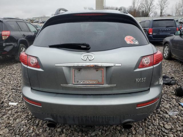 JNRAS08W96X204965 - 2006 INFINITI FX35 SILVER photo 6