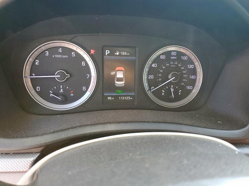 5NPE34AF6JH654352 - 2018 HYUNDAI SONATA SPORT Сріблястий фото 9