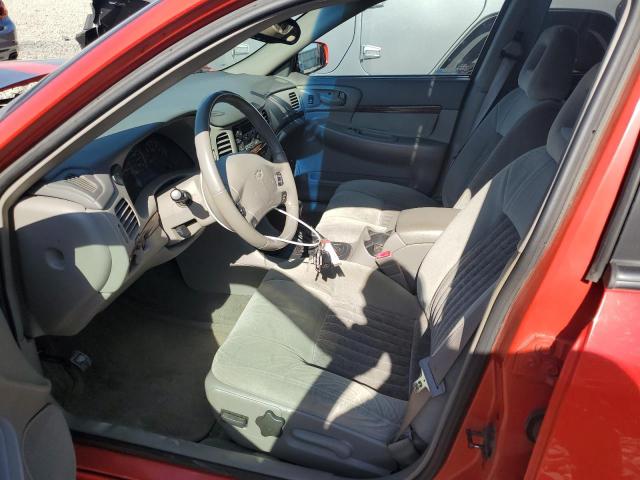 2G1WH55K619237098 - 2001 CHEVROLET IMPALA LS أحمر صورة 7