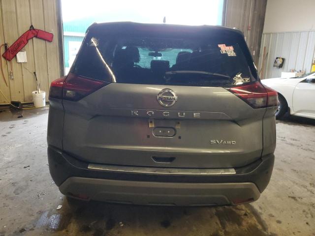 5N1AT3BB3MC823582 - 2021 NISSAN ROGUE SV GRAY photo 6