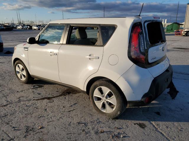 KNDJN2A23F7793781 - 2015 KIA SOUL WHITE photo 2